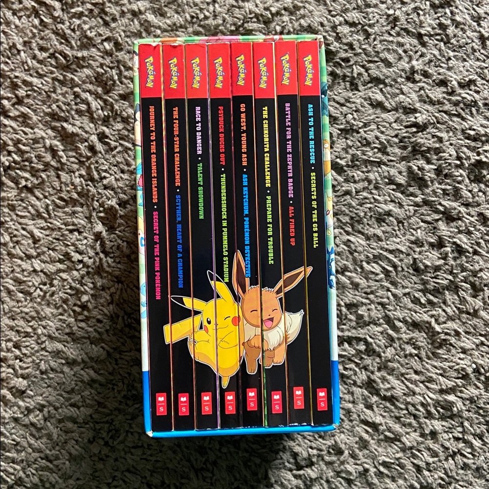 Pokemon Classic Adventure Collection Book Set 8 Books 16 Stories
